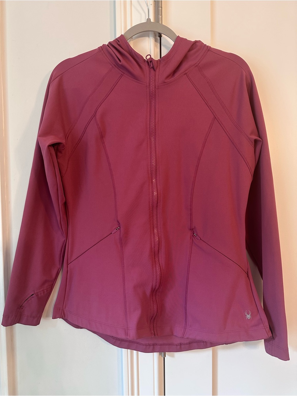 Spyder Women's Hooded Full-Zip Jacket in Dusky Plum